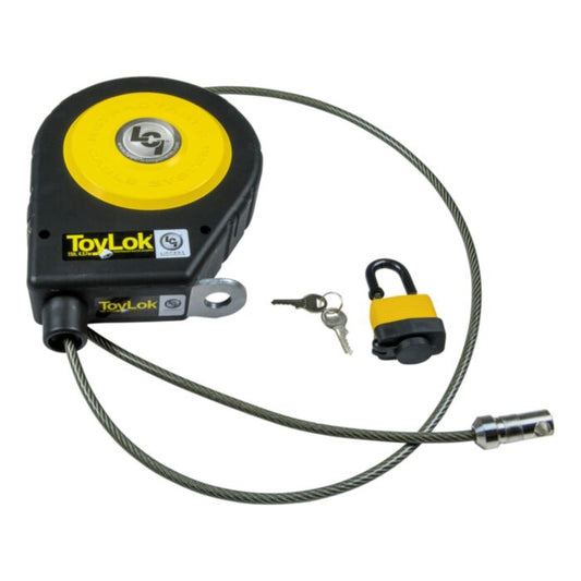 ToyLok Retractable Cable Lock with Padlock