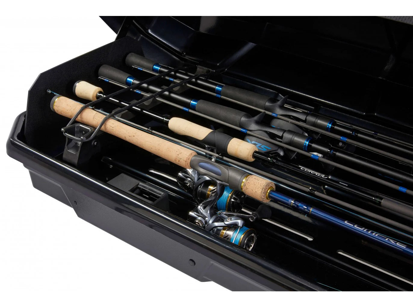 Yakima TopWater Rooftop Fishing Rod Box Fish TX Kayak Trailers Yakima TopWater Rooftop Fishing Rod Box Fish TX Kayak Trailers