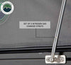 Overland Vehicle Systems HD Mamba Clam Shell Aluminum Hard Shell Roof Top Tent, Grey Body & Green Trim